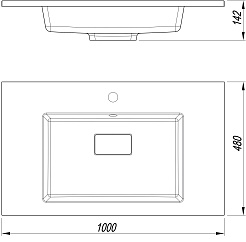 Style Line Тумба с кварцевой раковиной серый шелк Лима 100 Plus подвесная эмаль графит матовая – фотография-5